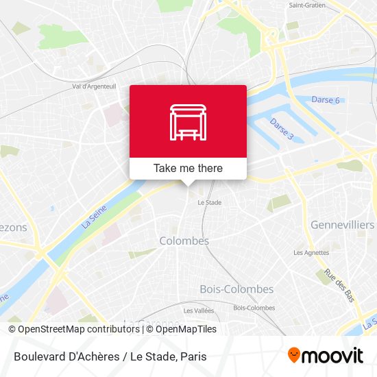 Boulevard D'Achères / Le Stade map