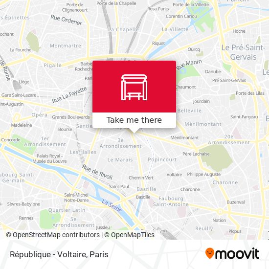 République - Voltaire map