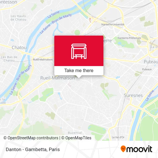 Danton - Gambetta map