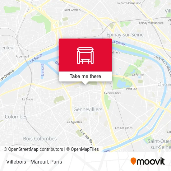 Villebois - Mareuil map