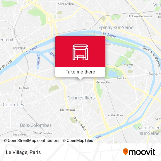 Le Village map