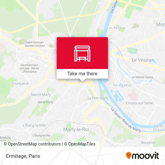 Ermitage map