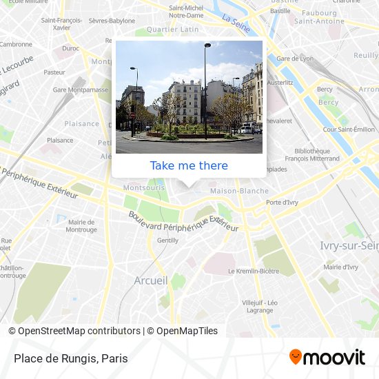 Place de Rungis map