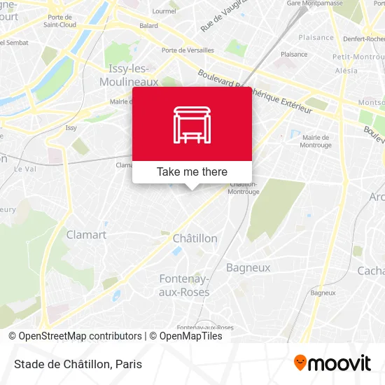 Stade de Châtillon map