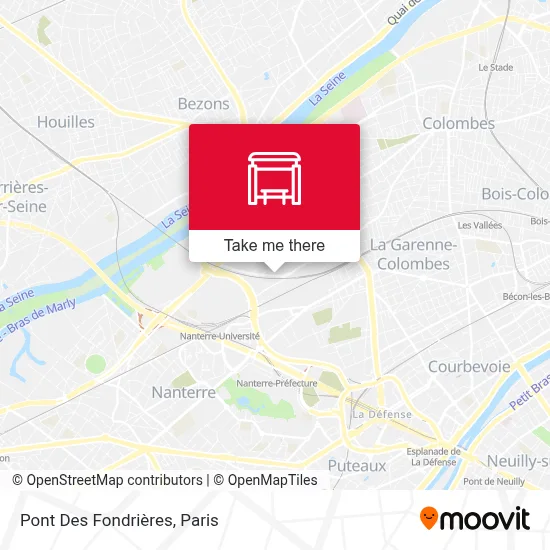 Pont Des Fondrières map