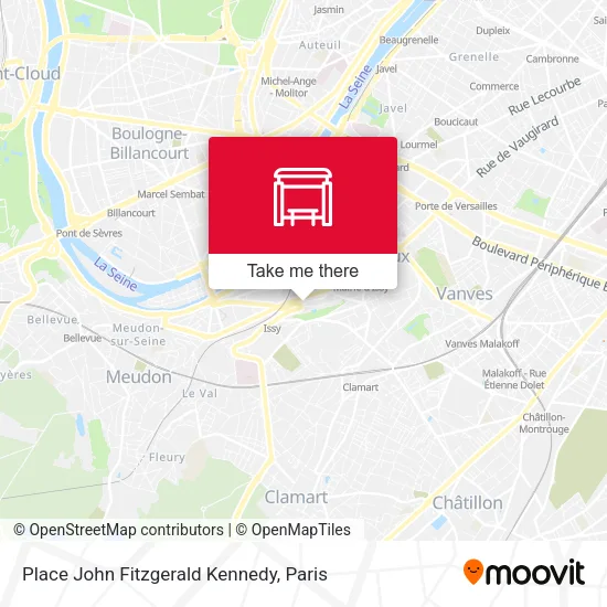 Place John Fitzgerald Kennedy map