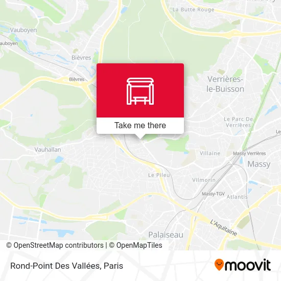 Rond-Point Des Vallées map
