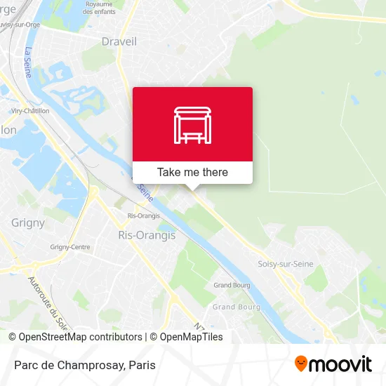 Parc de Champrosay map