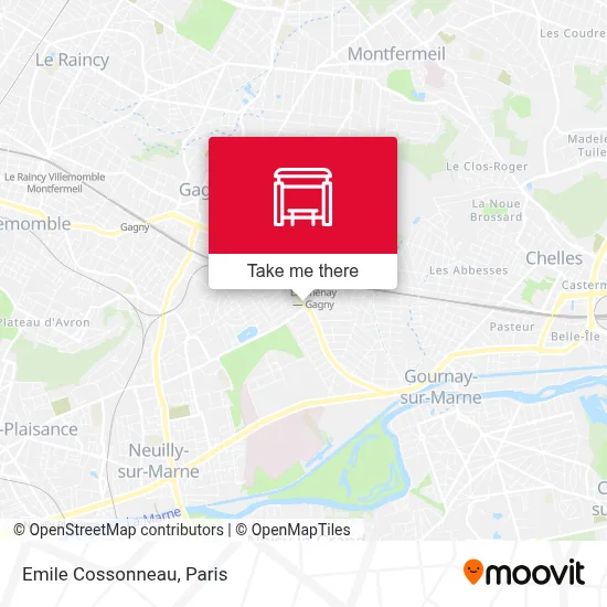 Emile Cossonneau map