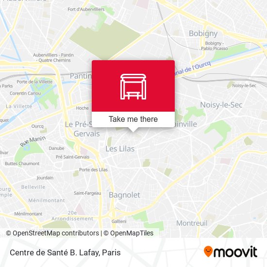 Centre de Santé B. Lafay map