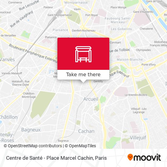 Centre de Santé - Place Marcel Cachin map