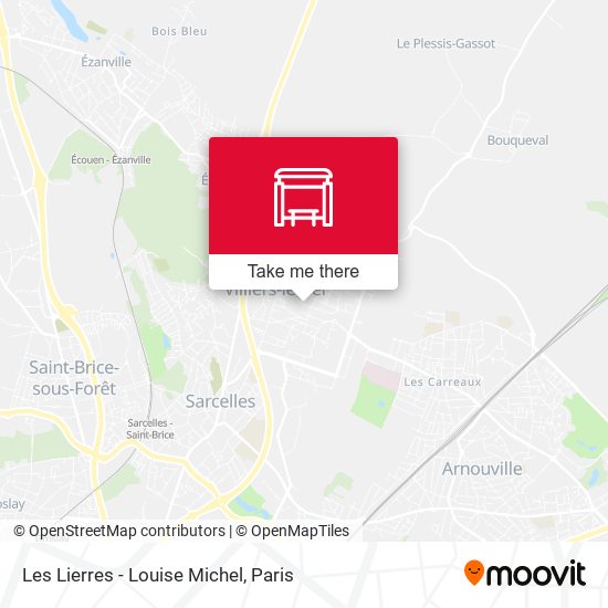 Les Lierres - Louise Michel map