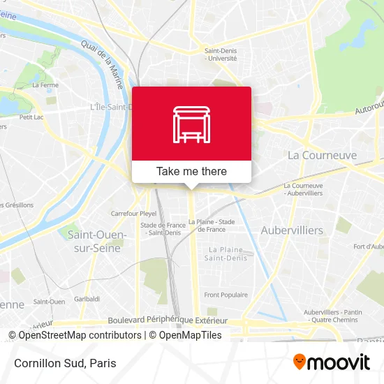 Cornillon Sud map