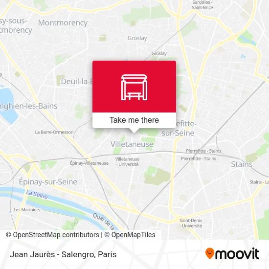 Jean Jaurès - Salengro map