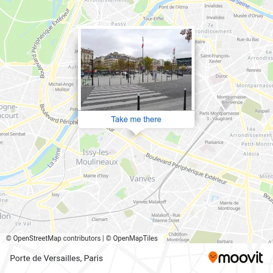 Porte de Versailles map