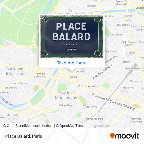 Mapa Place Balard