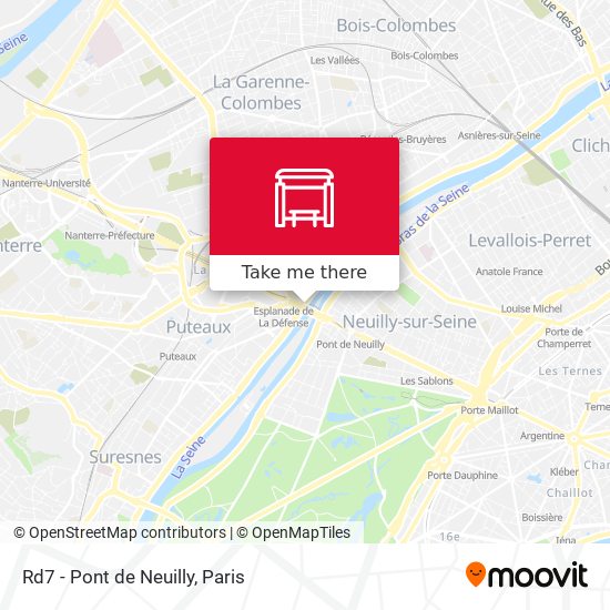 Rd7 - Pont de Neuilly map