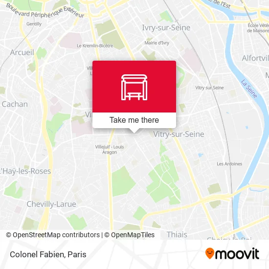 Colonel Fabien map