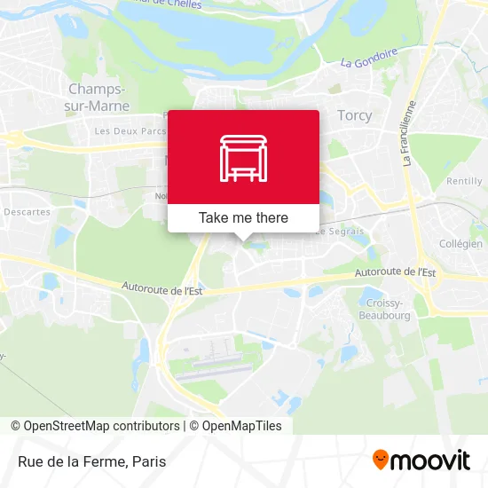 Mapa Rue de la Ferme