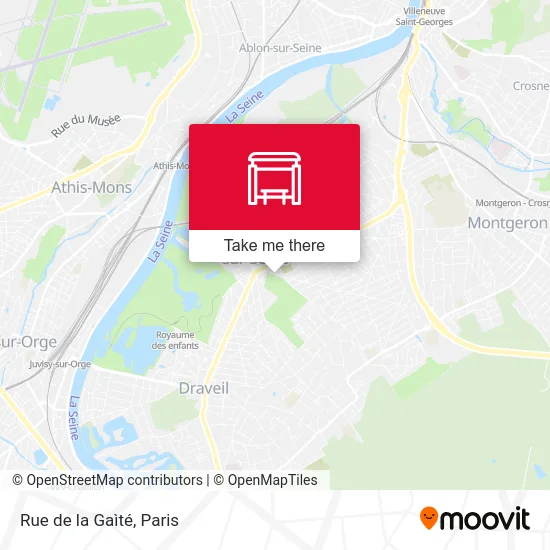 Rue de la Gaìté map