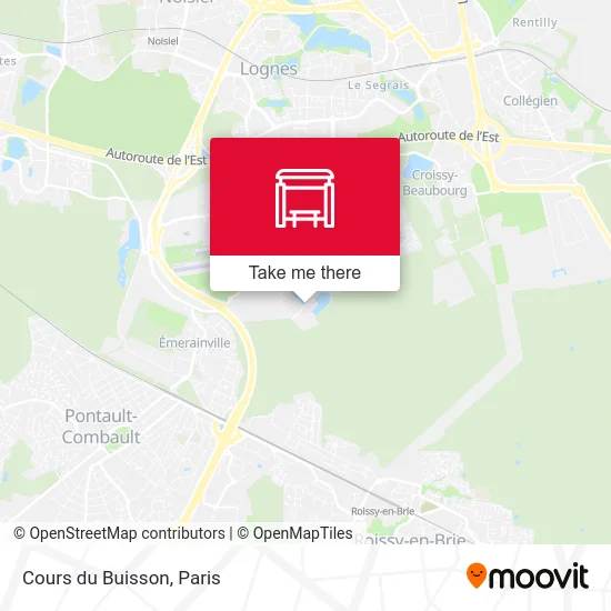 Cours du Buisson map