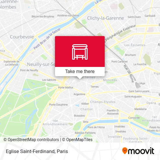 Eglise Saint-Ferdinand map
