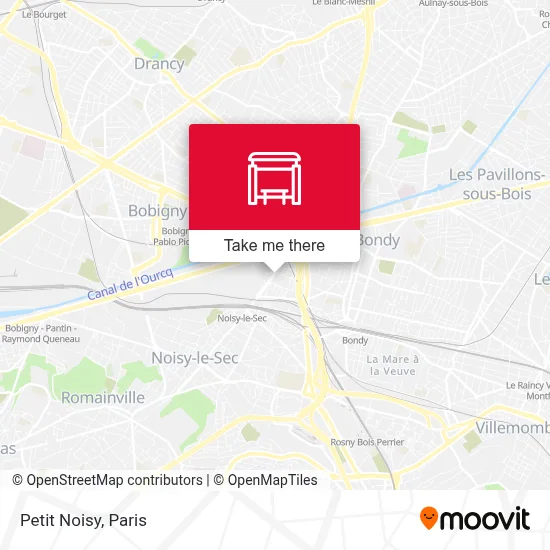 Petit Noisy map
