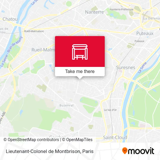 Lieutenant-Colonel de Montbrison map
