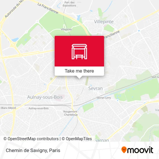 Chemin de Savigny map