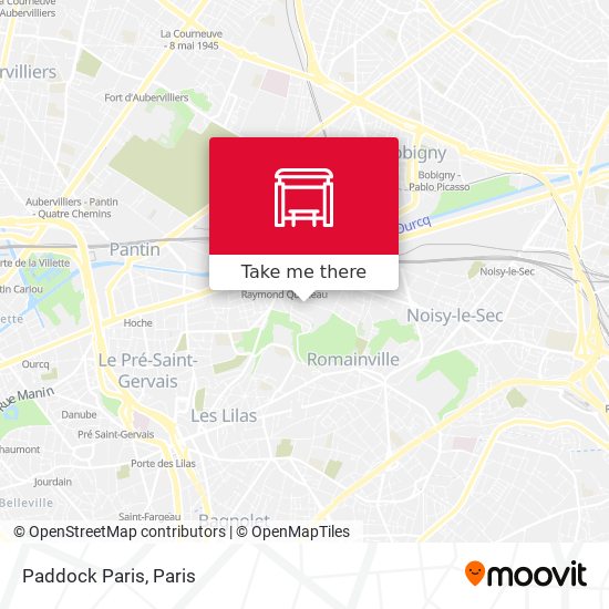 Paddock Paris map