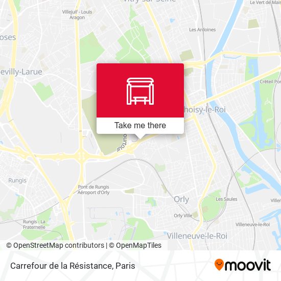 Mapa Carrefour de la Résistance