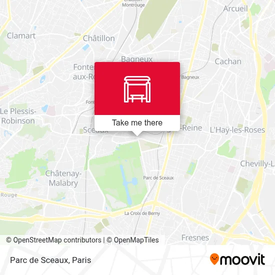Parc de Sceaux map