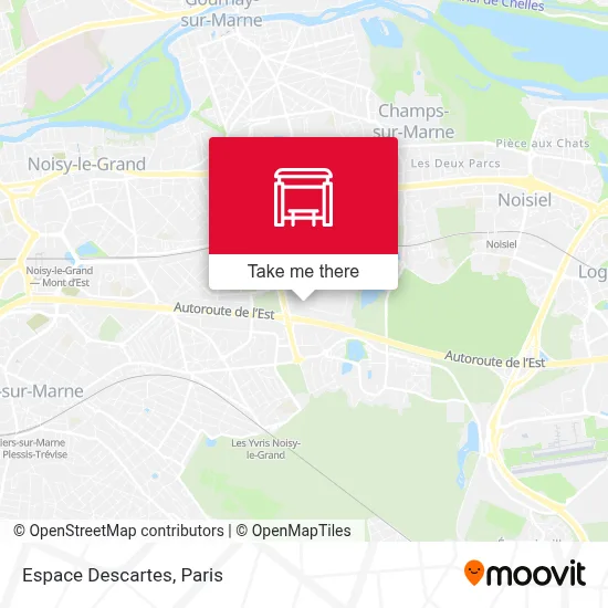 Espace Descartes map