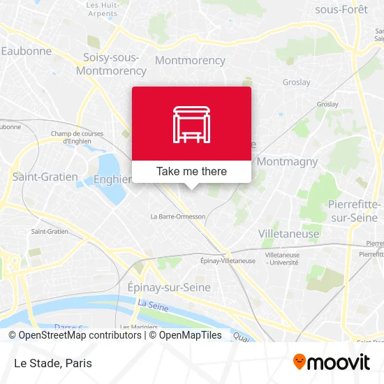 Le Stade map