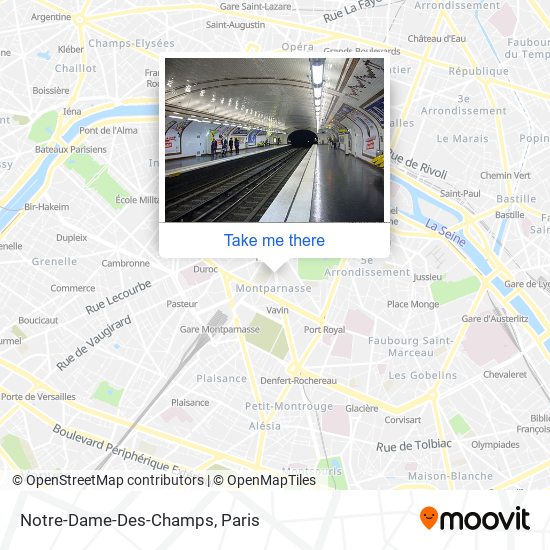 Mapa Notre-Dame-Des-Champs