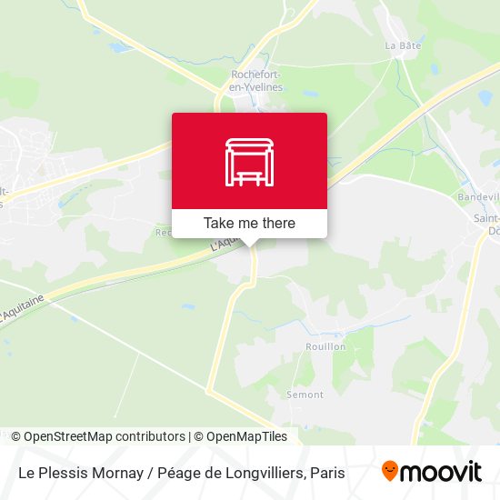 Le Plessis Mornay / Péage de Longvilliers map