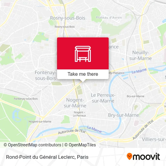 Rond-Point du Général Leclerc map