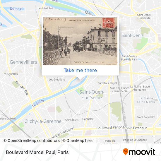 Mapa Boulevard Marcel Paul