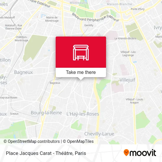 Place Jacques Carat - Théâtre map