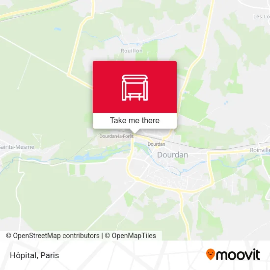 Hôpital map