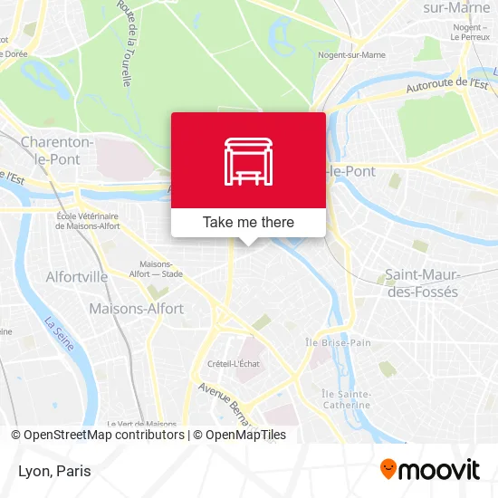 Lyon map
