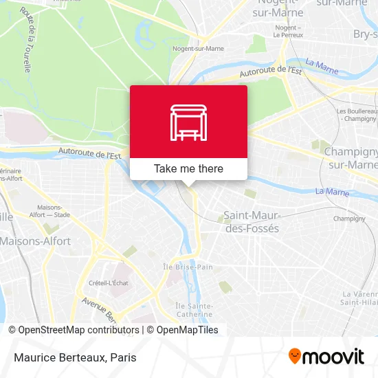 Maurice Berteaux map