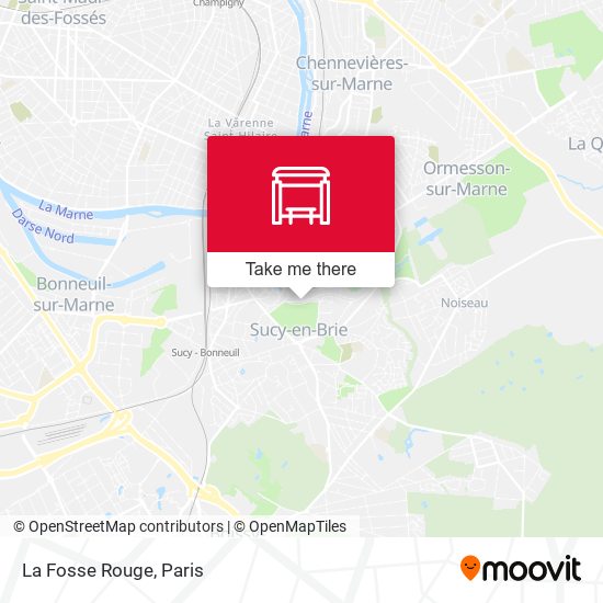 La Fosse Rouge map