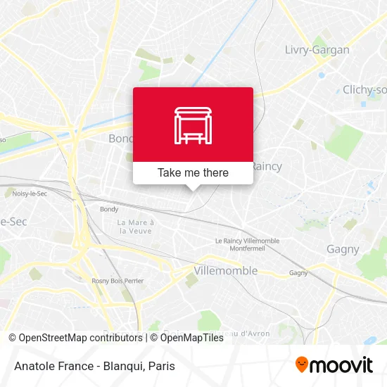 Anatole France - Blanqui map