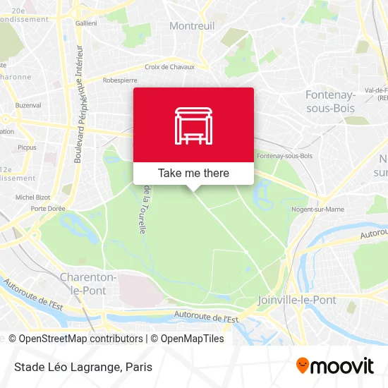 Stade Léo Lagrange map