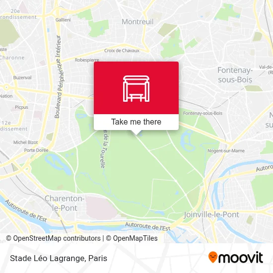 Stade Léo Lagrange map