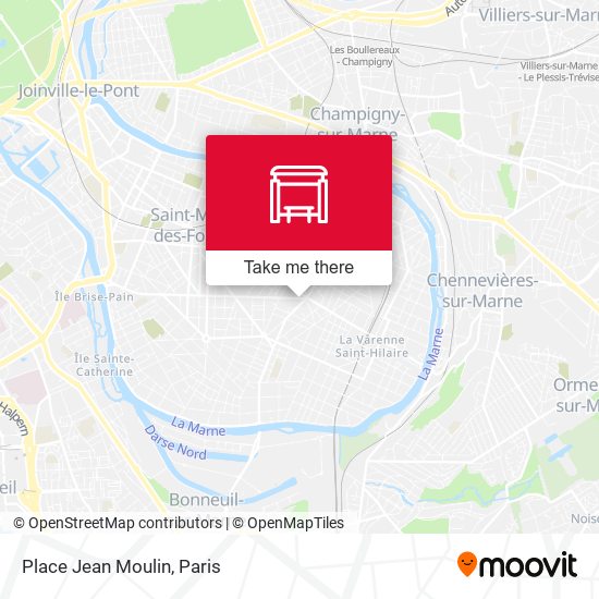 Mapa Place Jean Moulin