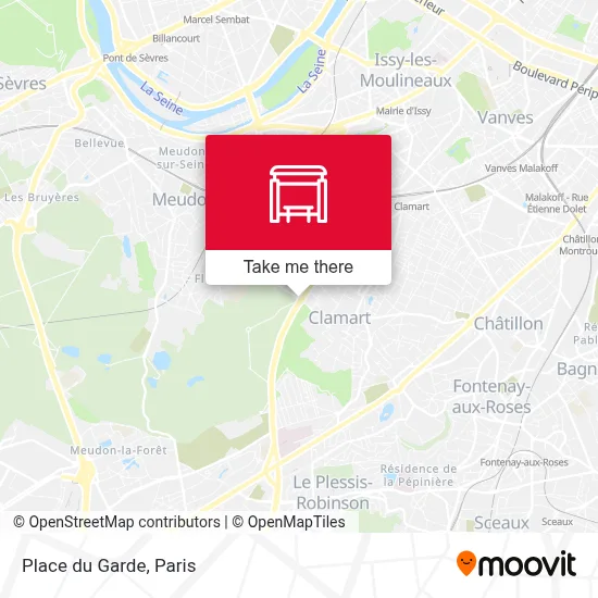 Place du Garde map