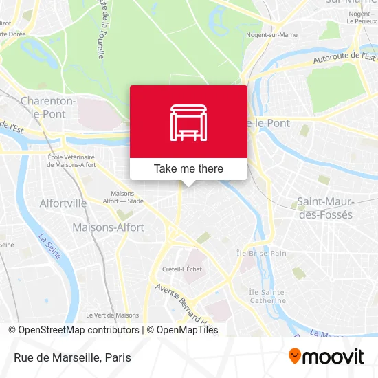 Mapa Rue de Marseille