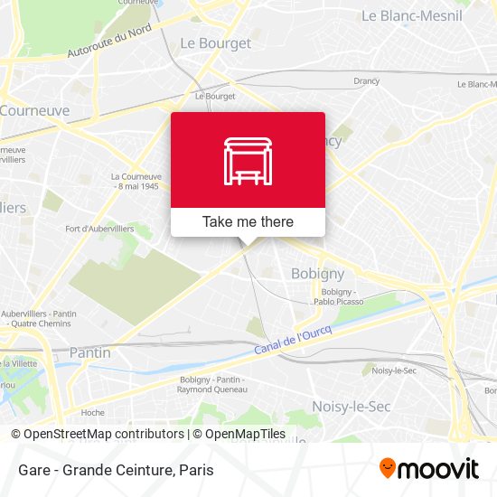 Gare - Grande Ceinture map